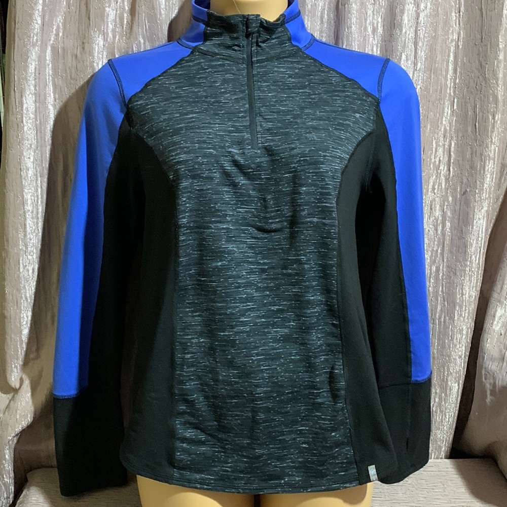 Active Life Top Sweatshirt Activewear Black Blue XL